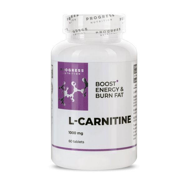 Progress Nutrition L-carnitine 1000 mg 60 таблеток - карнітин для енергії