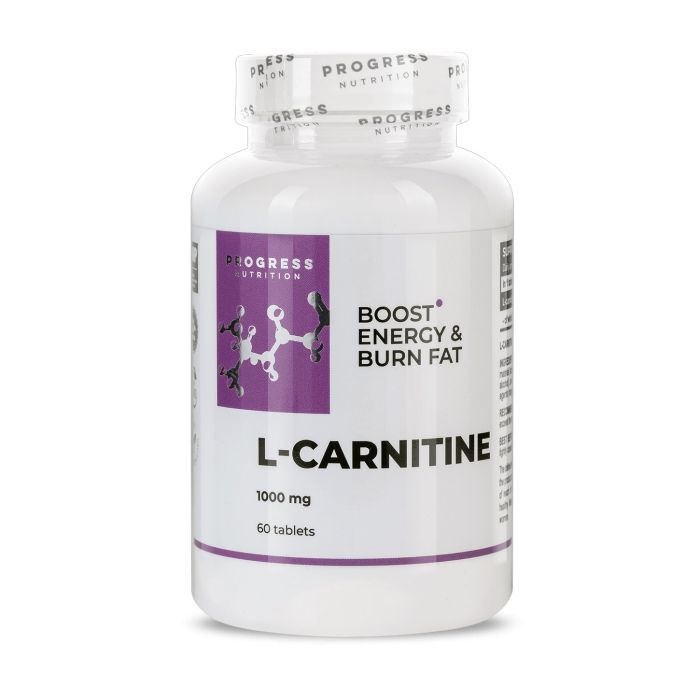 Progress Nutrition L-carnitine 1000 mg 60 таблеток - карнітин для енергії