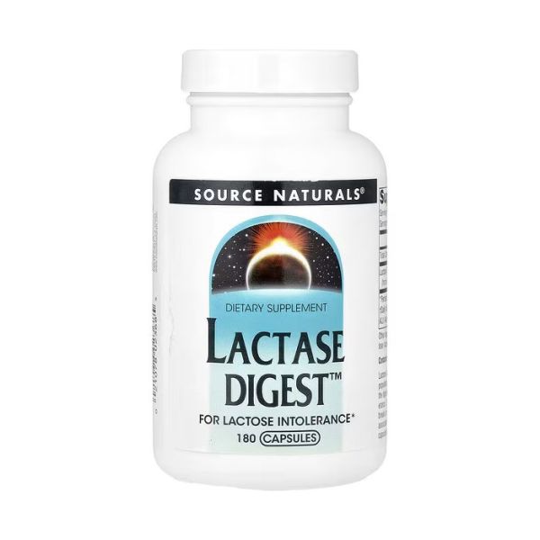 Source Naturals Lactase Digest 180 капсул - лактаза при непереносимости лактозы