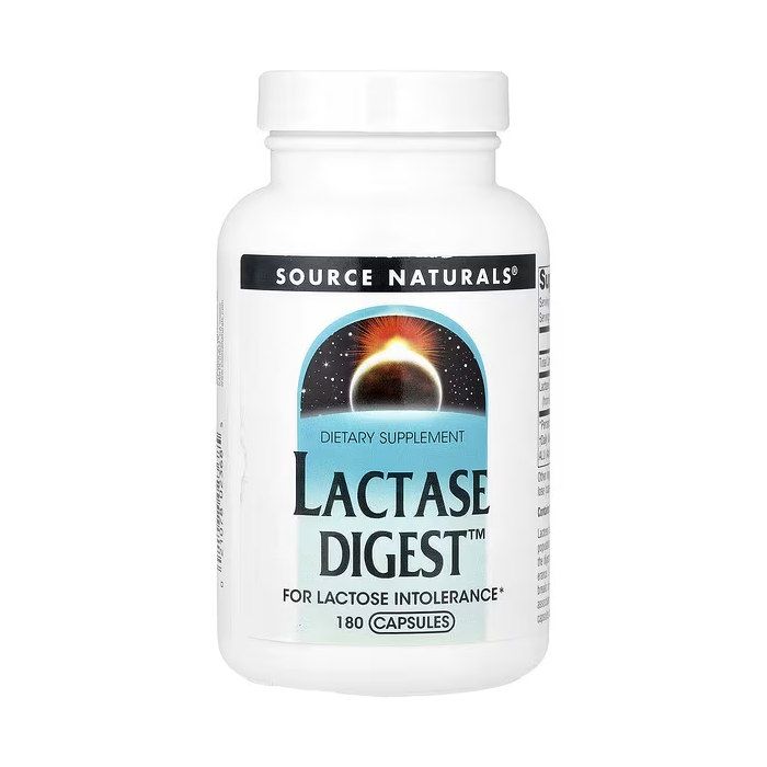 Source Naturals Lactase Digest 180 капсул - лактаза при непереносимости лактозы