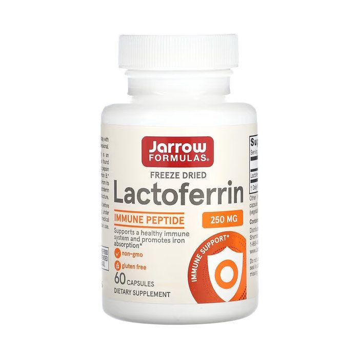 Jarrow Formulas Lactoferrin 250 mg 60 капсул - апо-лактоферин