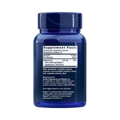 Life Extension Neuro-Mag Magnesium L-Threonate 90 veg caps