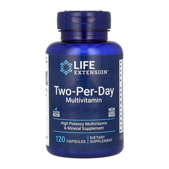 Life Extension Two-Per-Day Multivitamin 120 caps мультивитамины