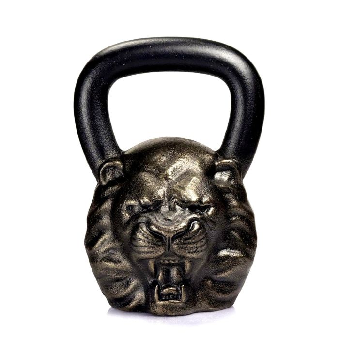 Гиря дизайнерская Lion бронзовая