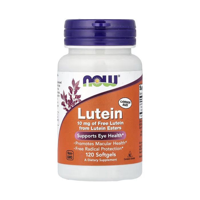 NOW Foods Lutein 10 mg 120 софтгелів - лютеїн з екстракту чорнобривців
