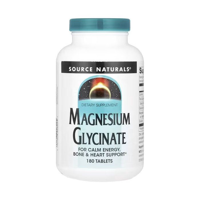 Source Naturals Magnesium Glycinate 180 таблеток - магний глицинат для сна и нервной системы