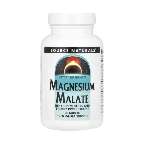 Source Naturals Magnesium Malate 1250 mg 90 таблеток - магний малат