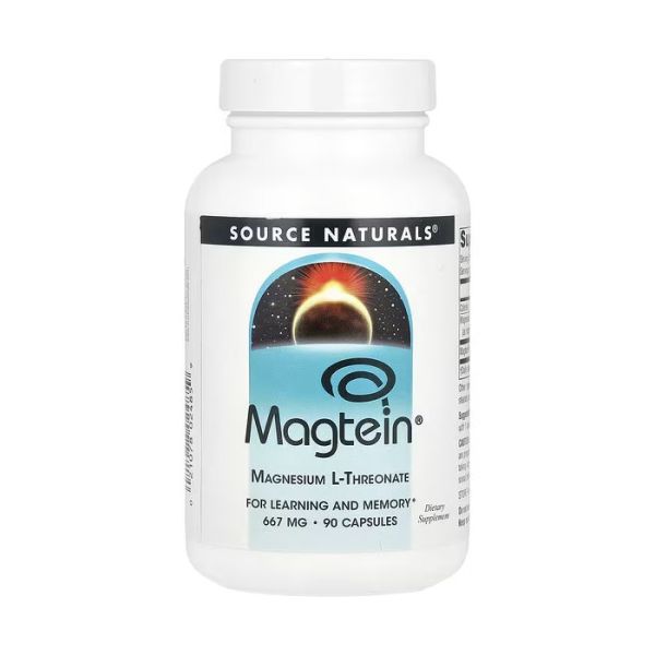 Source Naturals Magtein Magnesium L-Threonate 90 капсул - магний l-треонат