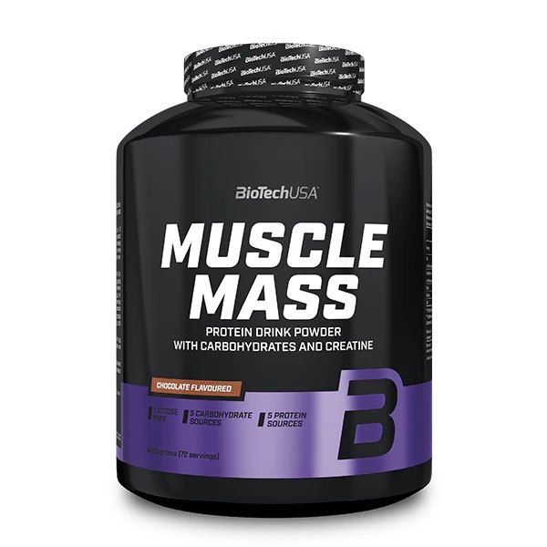 BioTech USA Muscle Mass 4000 г - гейнер с микронизированным креатином