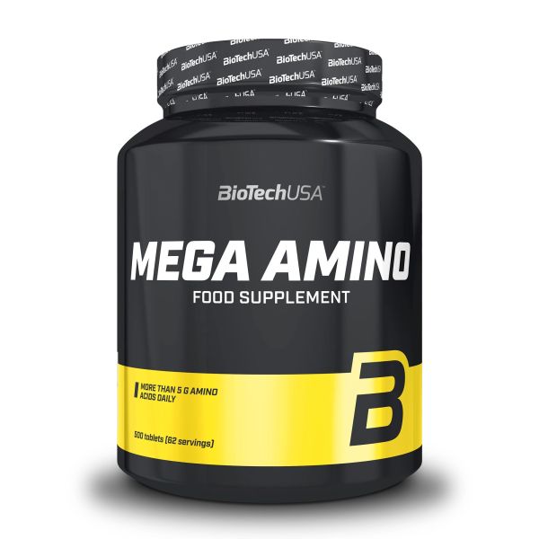 BioTech USA Mega Amino 500 таблеток - комплекс аминокислот