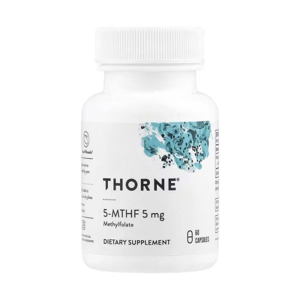Thorne 5-MTHF 5 mg 60 капсул — метилфолат високого дозування