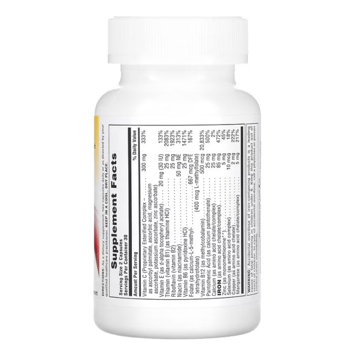 Nature's Plus Hema-Plex 60 vcaps комплекс железа с минералами