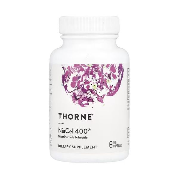 Thorne NiaCel 400 60 капсул — нікотинамід рибозид з бетаїном
