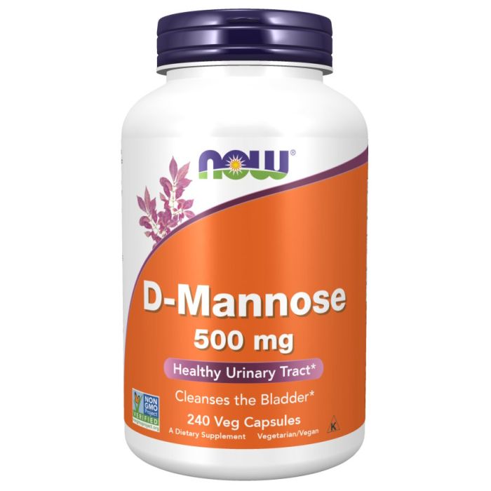 NOW Foods D-Mannose 500 mg 240 vcaps, д-маноза