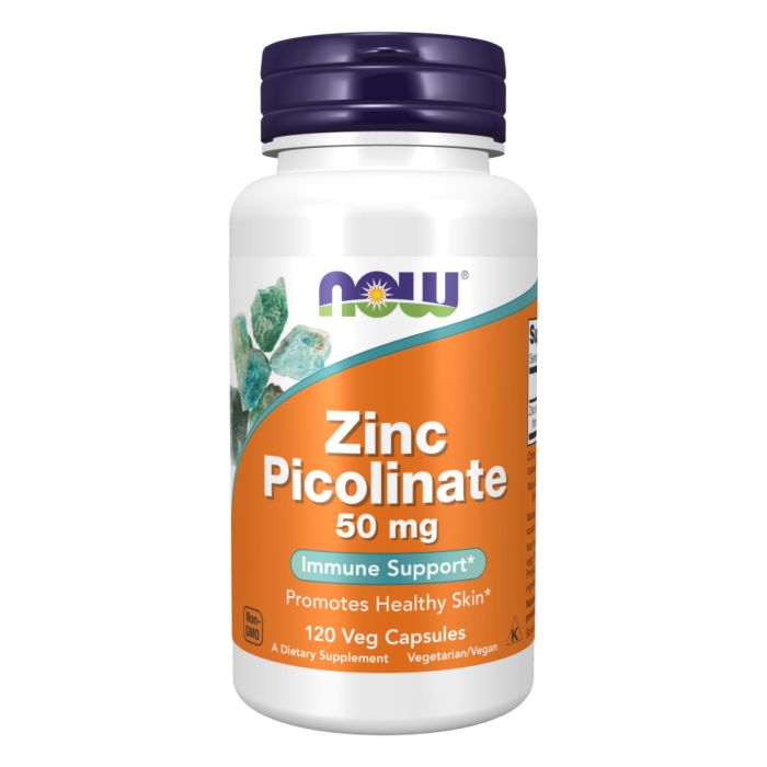 NOW Foods Zinc Picolinate 50 mg 120 vcaps цинк пиколинат