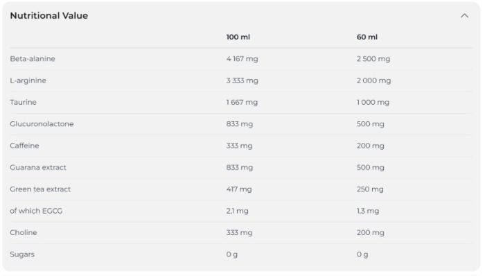 Nutrend N1 shot 20 x 60 мл Forest Burst — предтренировочный шот со вкусом лесных ягод