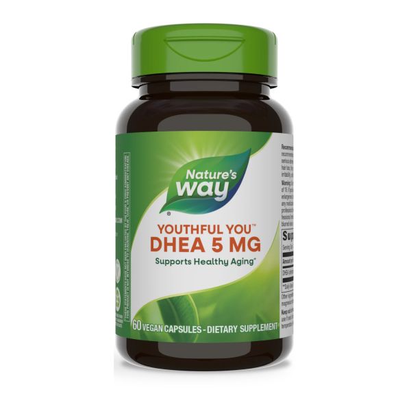 Natures Way DHEA 5 mg 60 капсул - для підтримки балансу DHEA