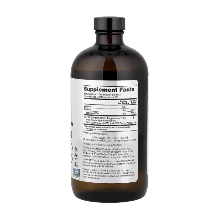 NOW Foods Sports MCT Oil 473 мл - олія середньоланцюгових тригліцеридів
