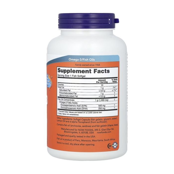 NOW Foods Ultra Omega-3 Fish Oil 180 капсул - омега-3 для серця та мозкової активності