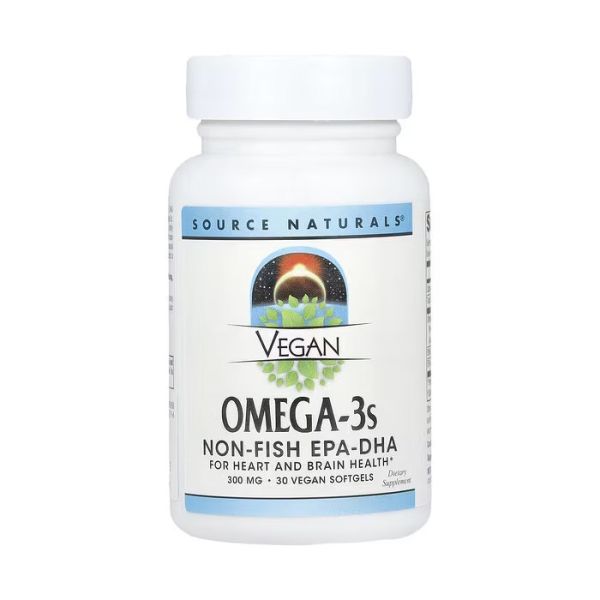 Source Naturals Vegan Omega-3s 30 капсул - веганская омега-3
