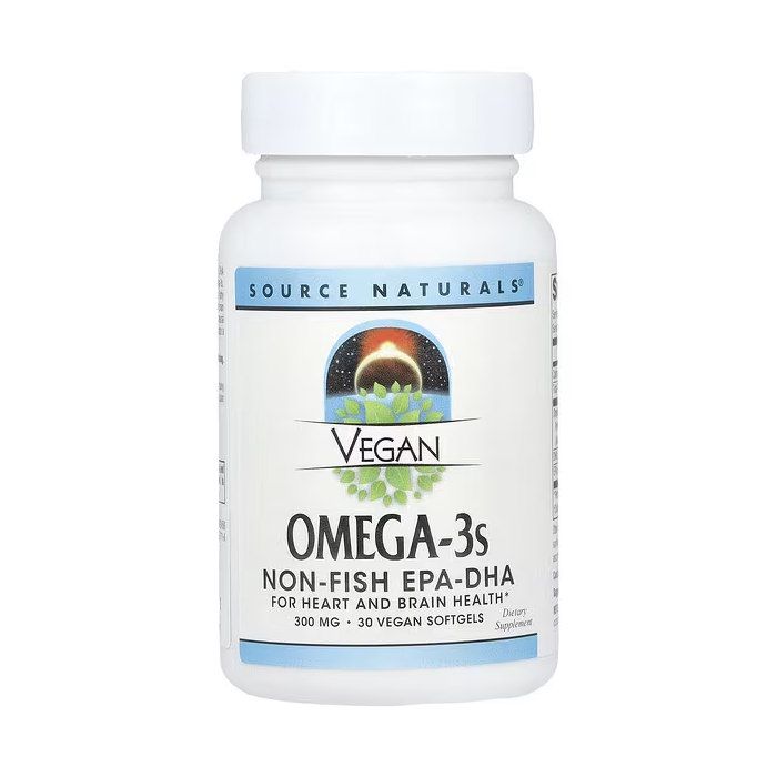 Source Naturals Vegan Omega-3s 30 капсул - веганская омега-3
