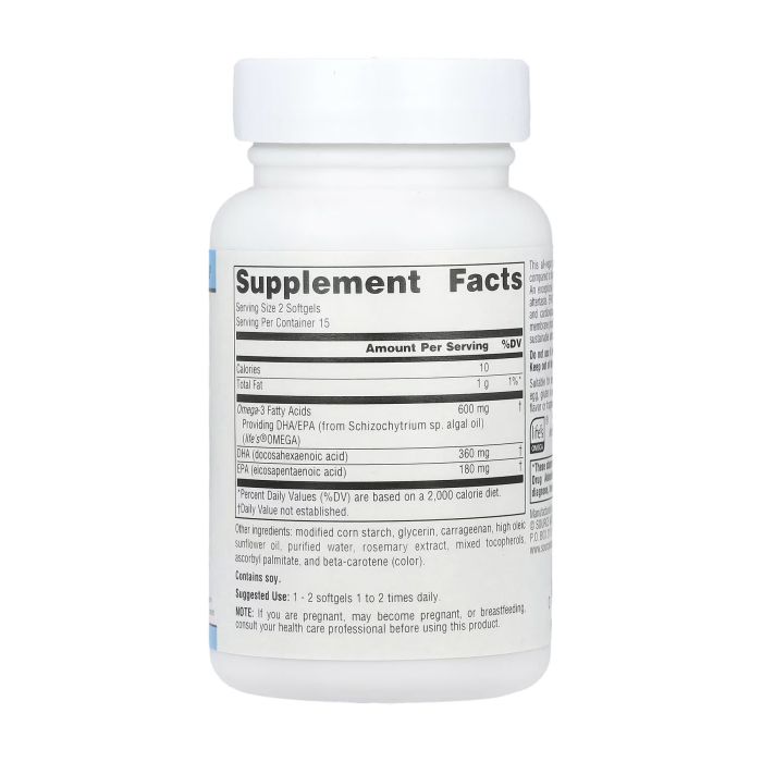 Source Naturals Vegan Omega-3s 30 капсул - веганская омега-3