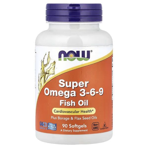 NOW Foods Super Omega 3-6-9 90 софтгелів - омега 3-6-9