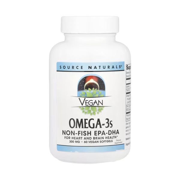 Source Naturals Vegan Omega-3s 60 капсул - веганская омега-3