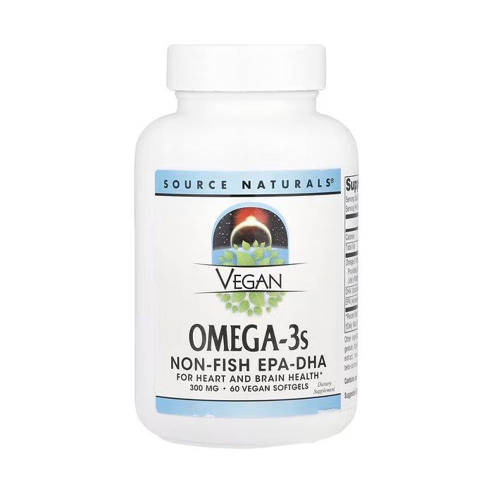Source Naturals Vegan Omega-3s 60 капсул - веганская омега-3