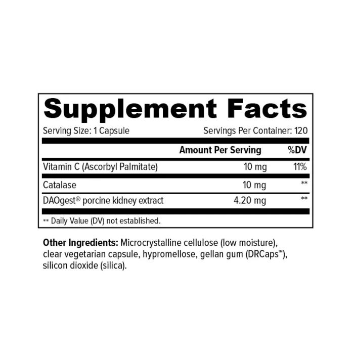 OmneDiem Histamine Digest 120 caps фермент диаминооксидаза нейтрализирующий гистамин