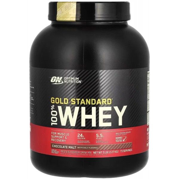 Optimum Nutrition 100% Whey Gold Standard 2270 гр. протеин премиум качества из США