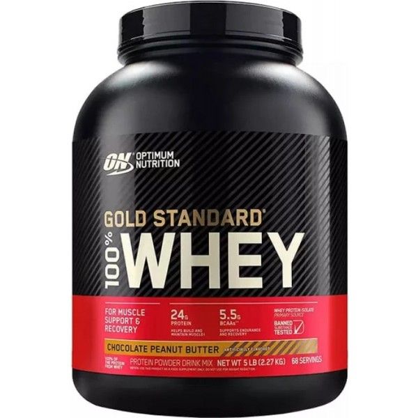 Optimum Nutrition 100% Whey Gold Standard 2270 гр. протеин премиум качества из США