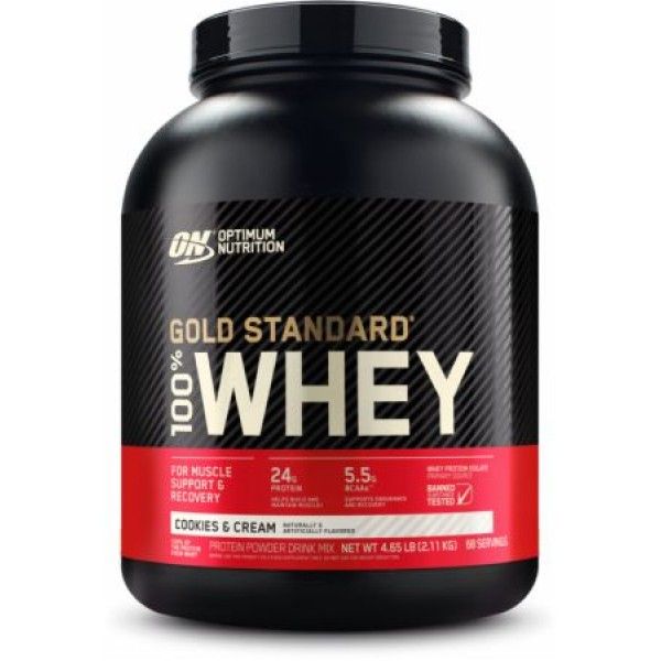 Optimum Nutrition 100% Whey Gold Standard 2270 гр. протеин премиум качества из США