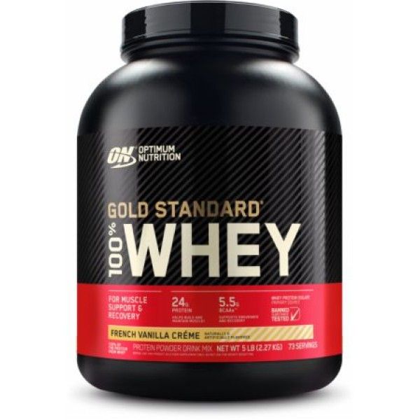 Optimum Nutrition 100% Whey Gold Standard 2270 гр. протеин премиум качества из США