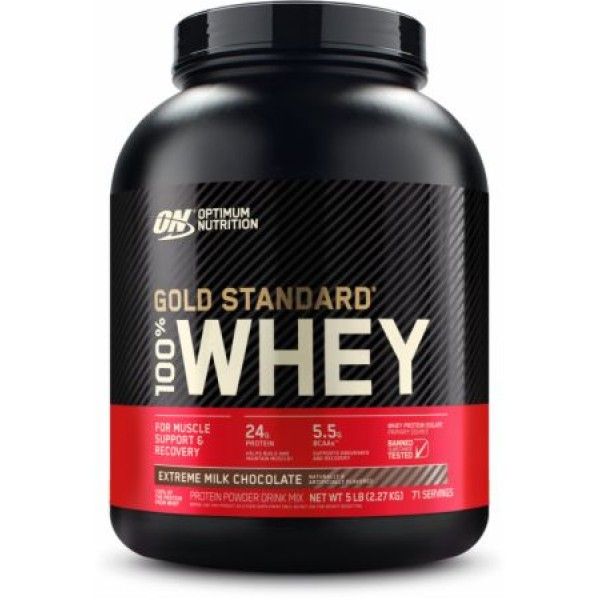 Optimum Nutrition 100% Whey Gold Standard 2270 гр. протеин премиум качества из США