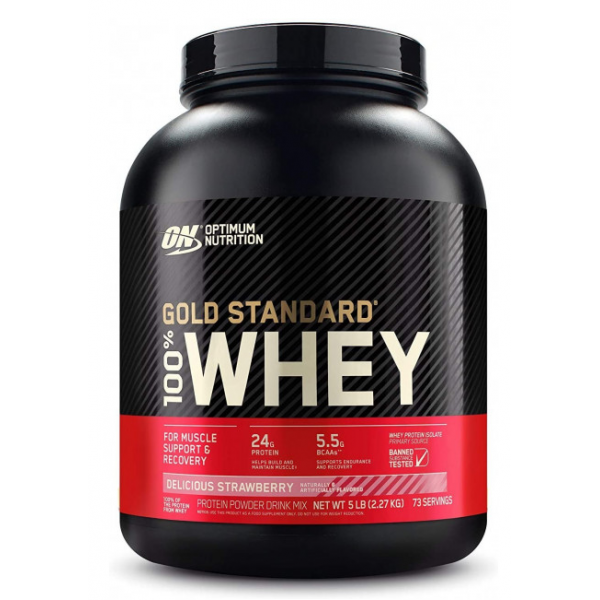 Optimum Nutrition 100% Whey Gold Standard 2270 гр. протеин премиум качества из США