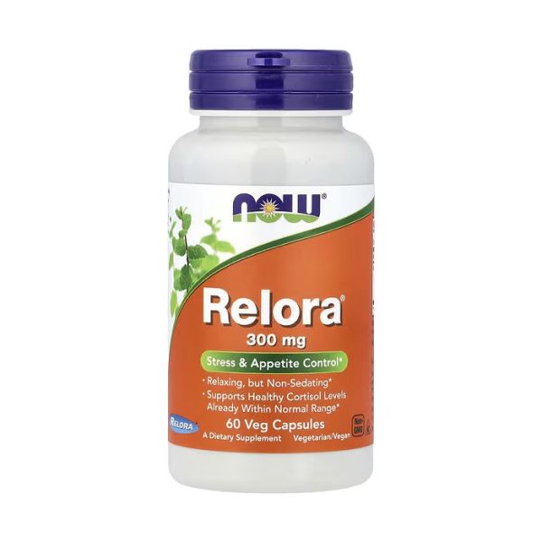 NOW Foods Relora 300 mg 60 капсул - комплекс магнолії та бархату амурського