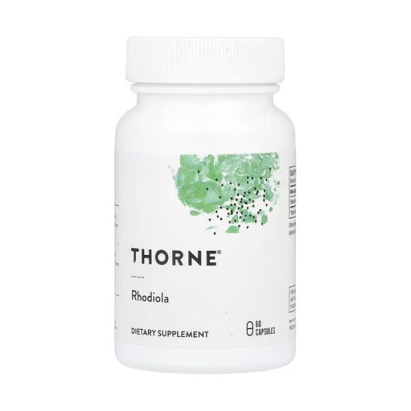 Thorne Rhodiola 60 капсул — екстракт кореня родіоли рожевої 100 мг