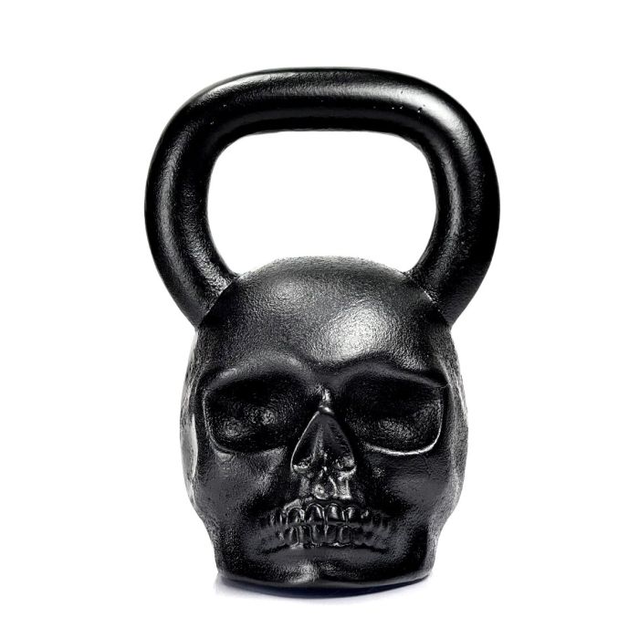 Гиря дизайнерська Skull чорна