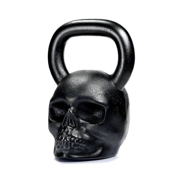 Гиря дизайнерська Skull чорна
