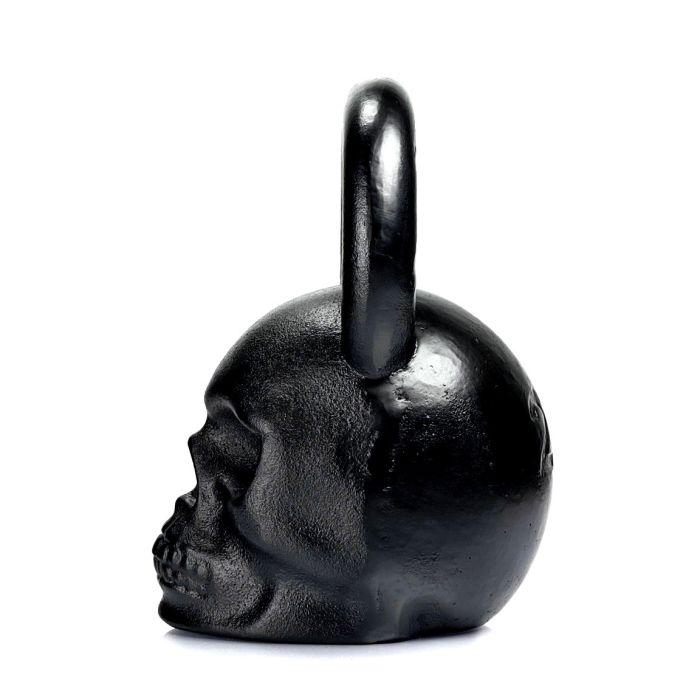 Гиря дизайнерська Skull чорна