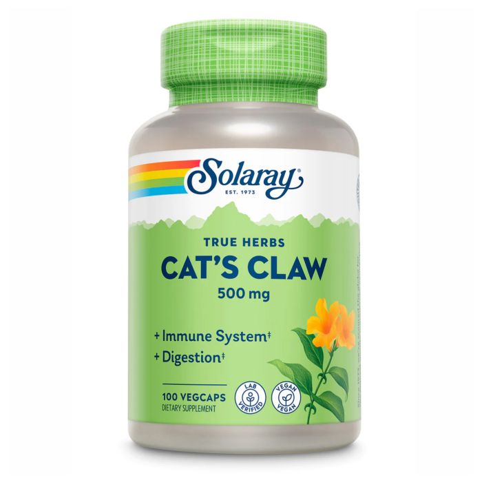 Solaray Cat's Claw 500 mg 100 vcaps кошачий коготь