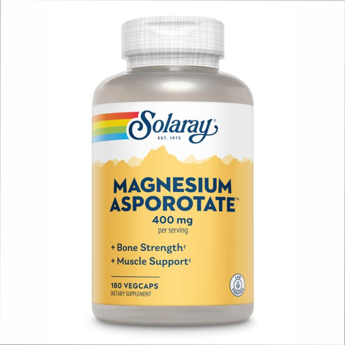 Solaray Magnesium Asporotate 180 vcaps магния аспартат