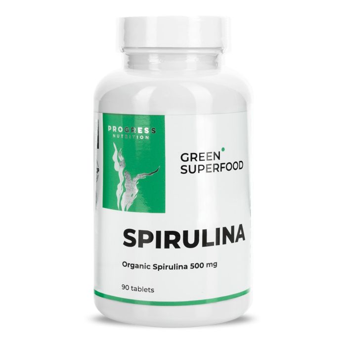 Progress Nutrition Spirulina 500 mg 90 таблеток - спирулина для энергии