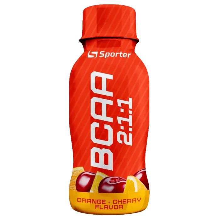 Sporter BCAA 2-1-1 shot 12x100 ml (апельсин-вишня, срок до 09.05.25)