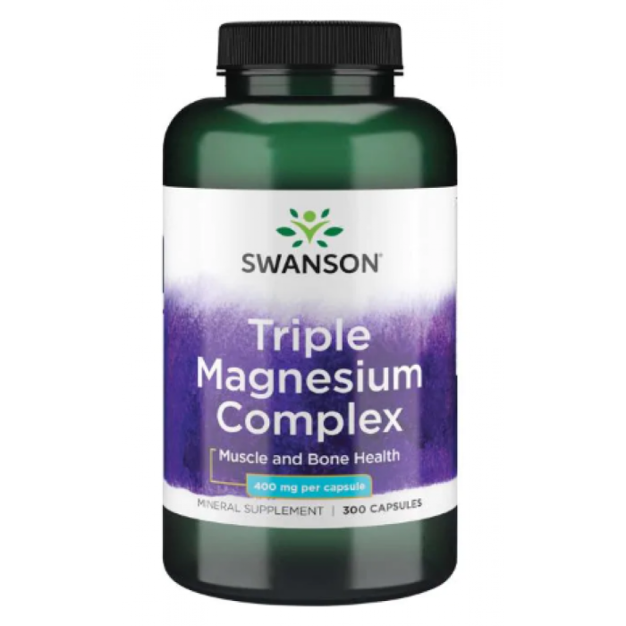 Swanson Triple Magnesium Complex 300 caps потрійний магній