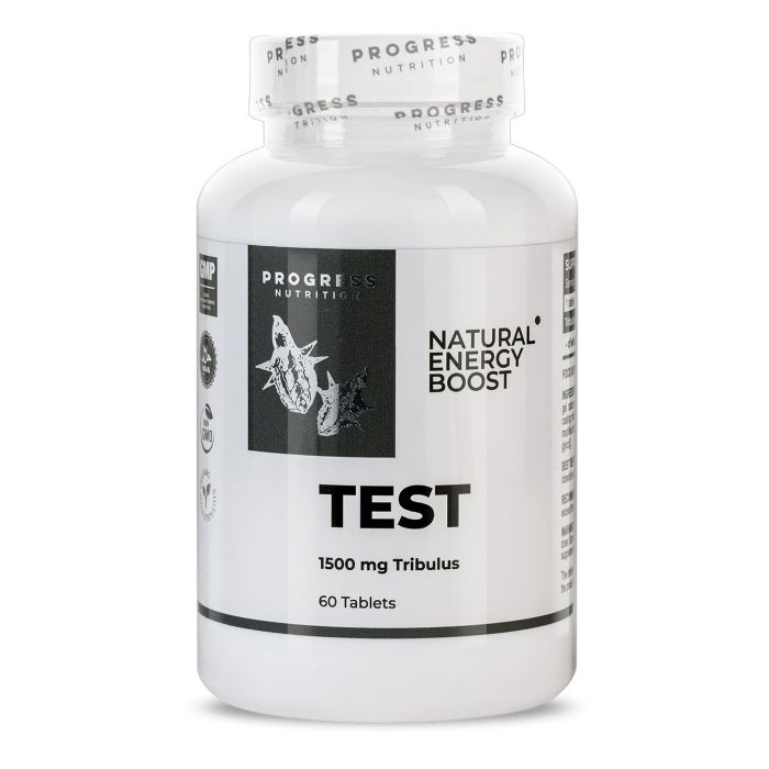 Progress Nutrition TEST 1500 mg Tribulus 60 таблеток - трибулус для енергії та витривалості