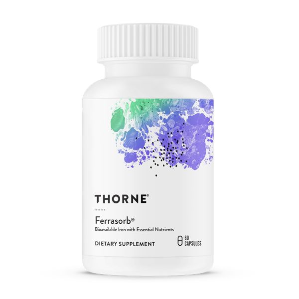 Thorne Research Ferrasorb 60 caps железо с коферментами