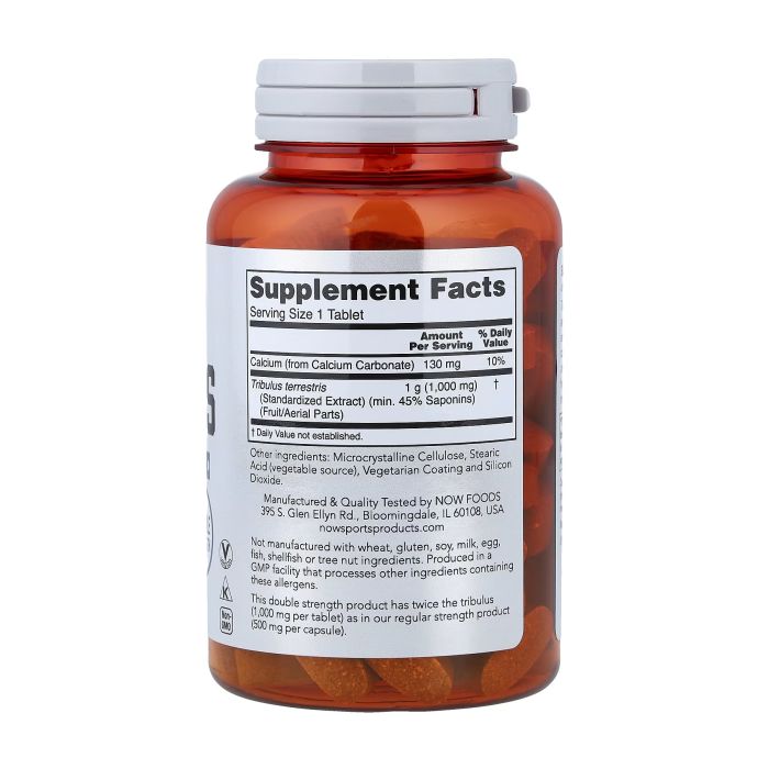 NOW Foods Sports Tribulus 1000 mg 90 таблеток - трибулус