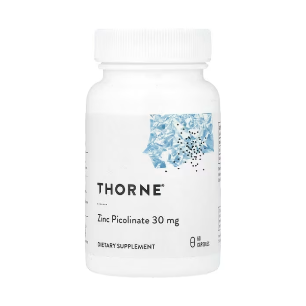 Thorne Zinc Picolinate 30 мг 60 капсул — пиколинат цинка
